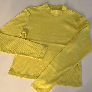 Bardot lemon top